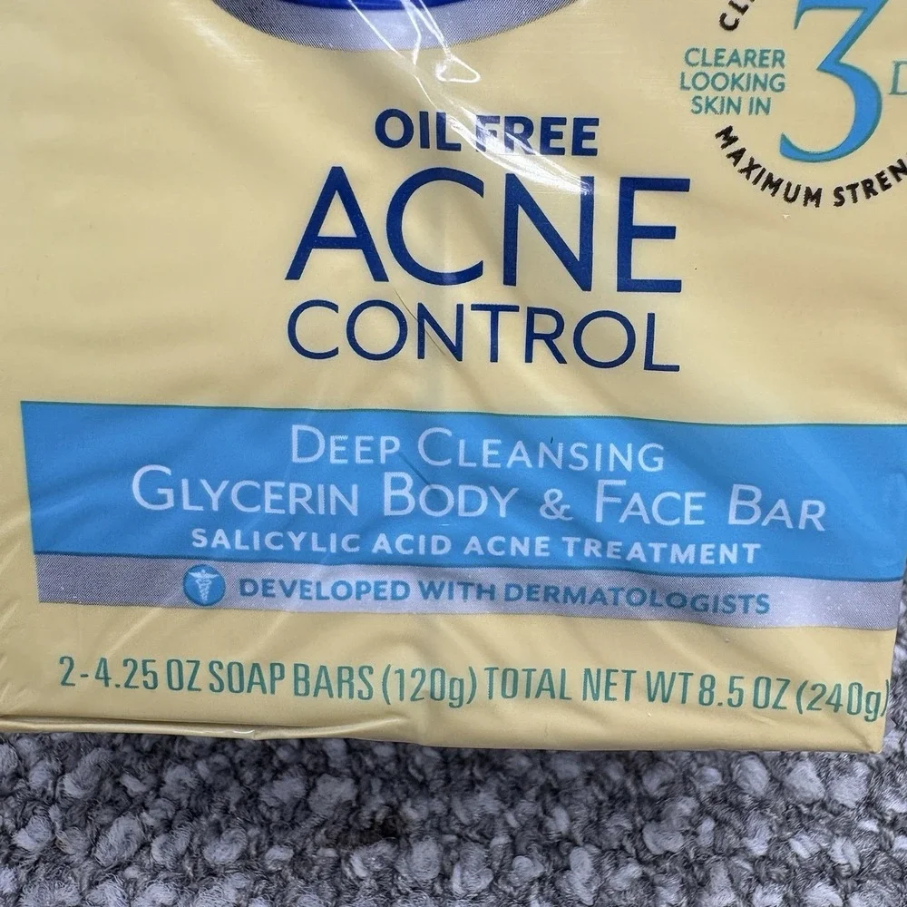 Dial Oil Free‎ Acne Control Deep Cleansing Bar Soap 2 Bars Sealed Discontinued